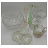 Vtg & Antique Crystal & Glass Fenton, Swan etc