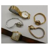 5 Vintage Bulova Wrist Watches 1 Automatic