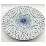Japanese Arita Ware Fishnet Platter 13"