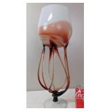 Jozefina Krosno Poland Octopus Art Glass 21"