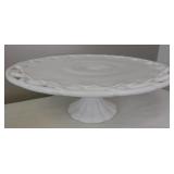 Pitman Dreitzer Colony Lace Cake Plate 13 3/4"