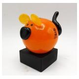 Skruf Swedish Art Glass Pig Eve Lena Martinsson