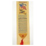 Star Spangled Banner Stevengraph Silk Ribbon