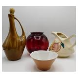 MCM, Anchor Hocking Pfalttzgraff, Purinton Pottery