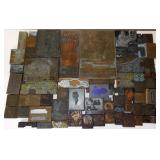 76 Advertising Letterpress Print Blocks