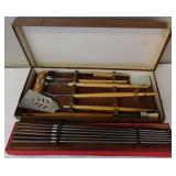 MCM Teak Skewers & BBQ Tools Sets Japan nos