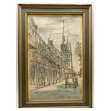1965 Franz Weiss Signed Watercolor New Orleans