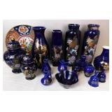 Japanese Asian Cobalt Porcelain