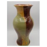 Signed Studio Art Pottery Vase 12"