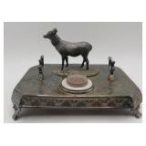 James Deakin Sheffield Victorian Plated Inkwell