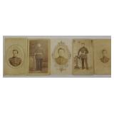 French, German Prussian Soldier CDV Photos