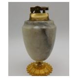 Mid Century Footed Marble Table Lighter