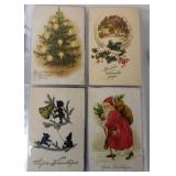 189 Foreign Postcards, RPPC, Christmas Santa etc.