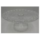 Waterford Crystal Comeragh Cut Cake Pedestal Plate
