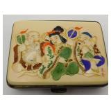 950 Silver Japanese Signed Cigarette Case