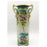 I E Co Japan Art Nouveau Moriage Nippon Vase