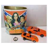 1981 Dukes of Hazzard Cheinco Trash Can etc.