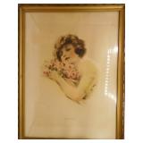 1920s Edna Doench Gutman Litho Dreaming of You
