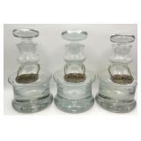 Krosno Controlled Bubble Danish Design Decanters
