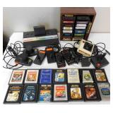 Atari 2600 Game System & 33 Games