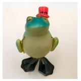 Celluloid Gentleman Frog Windup Toy Occupied Japan