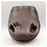 1959 MCM Blenko Wayne Husted Blob Applied Vase