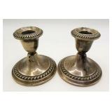 Sterling Silver Gorham Cambridge Candlesticks