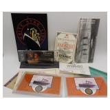 Titantic Memorabilia 70mm Film Cel Coins etc.