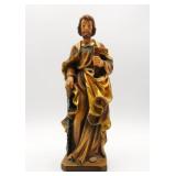 Conrad Moroder Italy Carved Wood Saint Joseph 8'