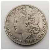 1886 Morgan Silver Dollar