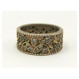 Pandora Shimmering Leaves 925 CZ Ring 8