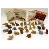 28 Wade England Red Rose Tea Figurines