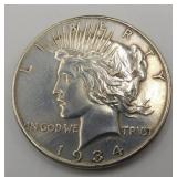 1934 Silver Peace Dollar