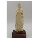 Antique Chinese Carved Ivory Jesus Christ Figure
