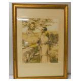 Bessie Pease Gutmann Litho 'Home Builders'