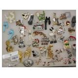 1980's Cat Brooch Group JJ, Danecraft, etc.