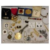 Costume Jewelry Creed Sterling GF, Coalport, etc