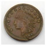 1863 J F Seas Orville Ohio Civil War Token