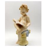 Unicorn Studio Porcelain Reading Cherub