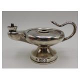 1898 Sterling Aladdins Lamp Snake Cigar Lighter