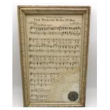 That Wonderful Mother of Mine Framed Sheet Music