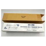 Sears Seasons Greetings 18 Wheel Box Trailer Truck