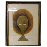 Pablo Runyan Listed Surrealist Painting 1963
