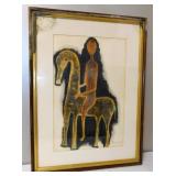Pablo Runyan Listed Surrealist Painting 1963