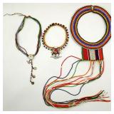 African Maasai Beaded Collar Necklaces