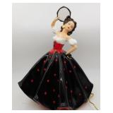 Mid Century Flamenco Dancer Ceramic TV Lamp