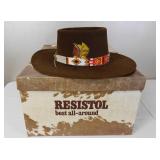 Resistol Self Forming 4x Beaver Western Beaded
