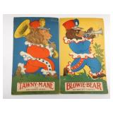 1920 Animal Circus Band Books Carol Vox Lot