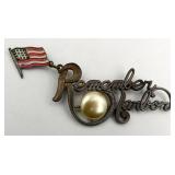 WWII 1941 Remember Pearl Harbor Sweetheart Brooch