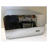 Lincoln Beauty Box Chrome Bread Box Cutting Board